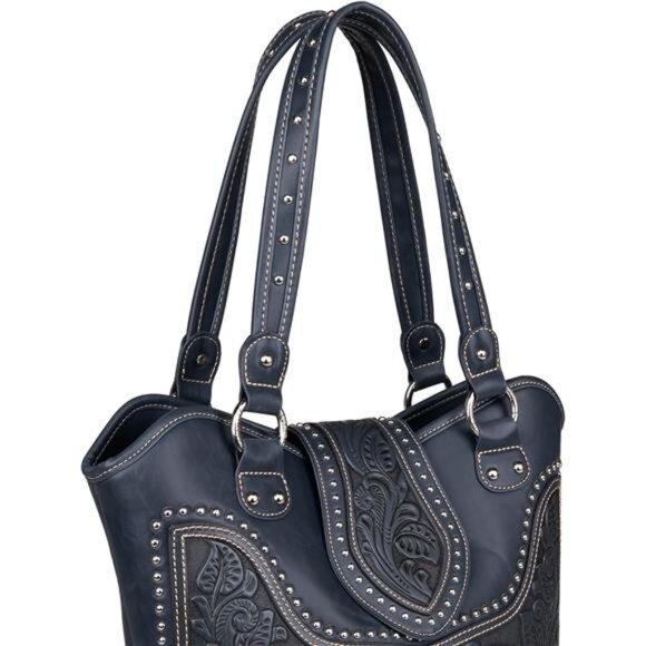 Women\'s Western Handbag Tooling Tote Bag Country Western Purses for Women